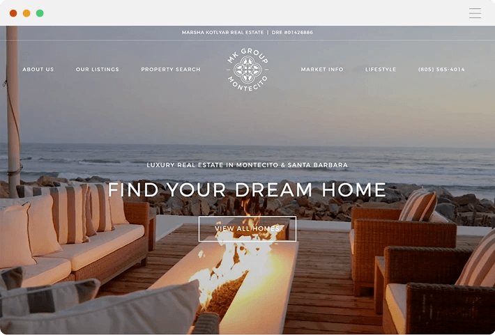 Santa Barbara Real Estate Website Design